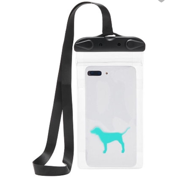 PINK VS waster resistant phone pouch NIB - Picture 1 of 5